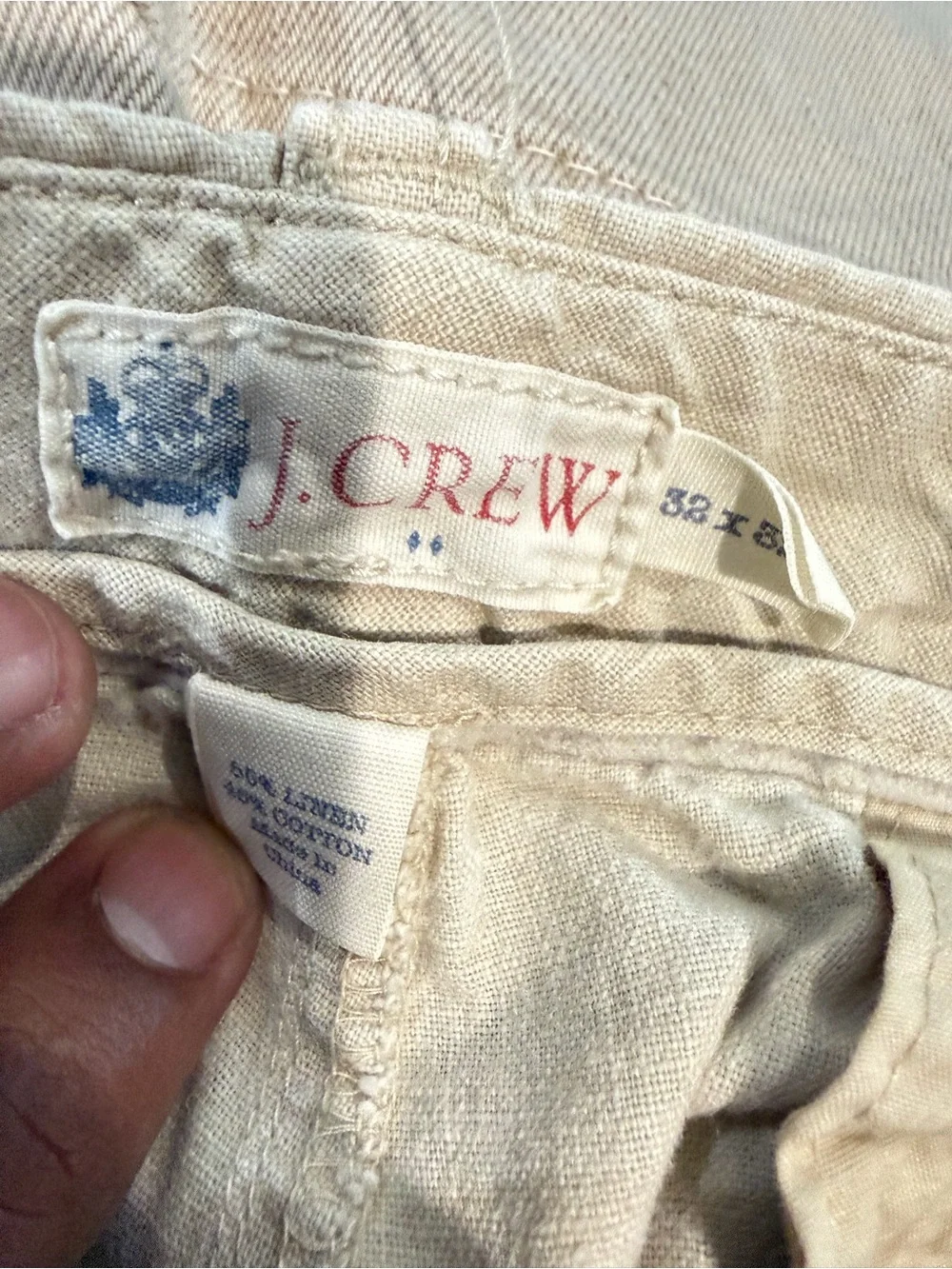 J. Crew Men's Beige Casual Pants